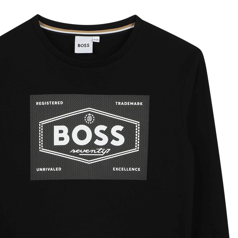 Camiseta de manga larga BOSS 
                        NI&Ntilde;O