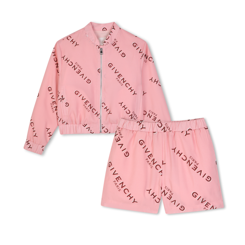 Conjunto de c&aacute;rdigan y pantal&oacute;n corto GIVENCHY 
                        NI&Ntilde;A