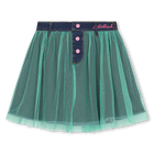Falda bimateria BILLIEBLUSH 
                    NI&Ntilde;A