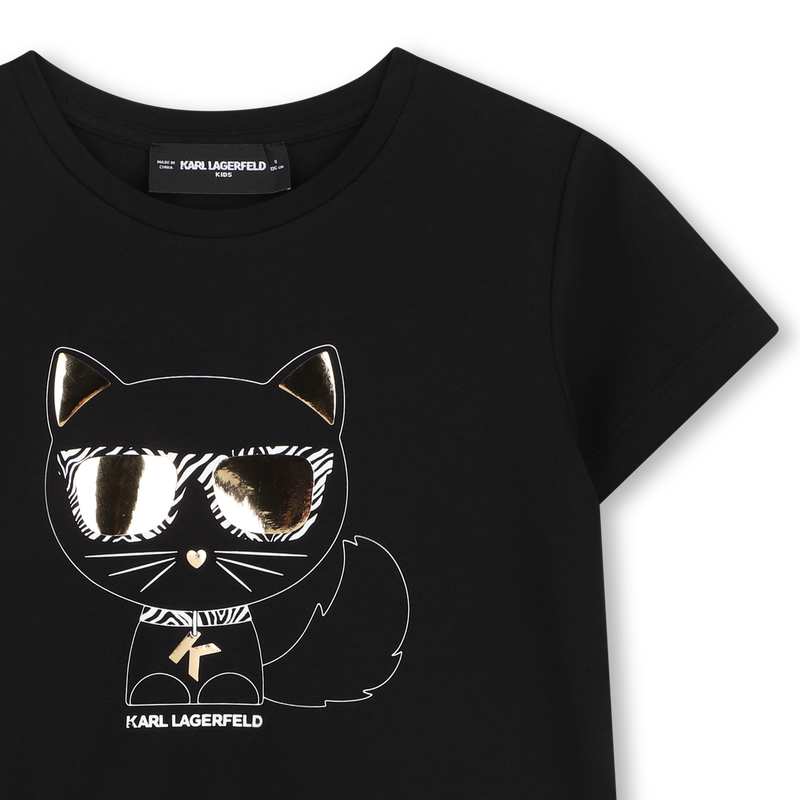 CAMISETA ILUSTRACI&Oacute;N CHOUPETTE KARL LAGERFELD KIDS 
                        NI&Ntilde;A