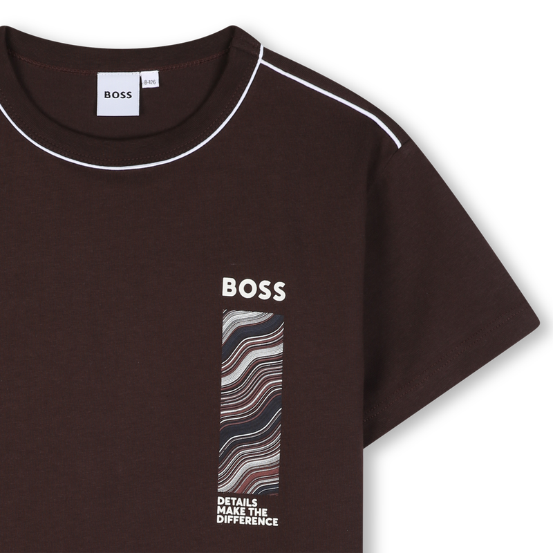 Camiseta de mangas cortas BOSS 
                        NI&Ntilde;O