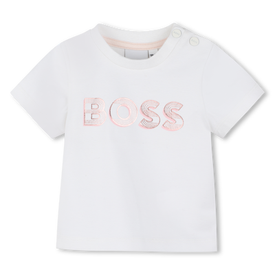 Camiseta estampado brillante BOSS NI&Ntilde;A