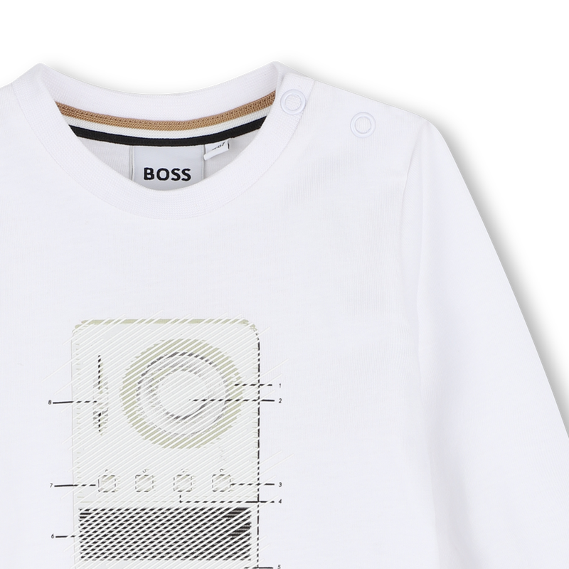 Camiseta de manga larga BOSS 
                        NI&Ntilde;O