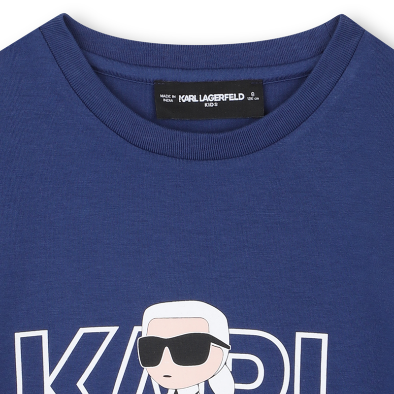 Camiseta de manga corta KARL LAGERFELD KIDS 
                        NI&Ntilde;O