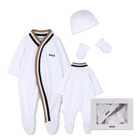 Conjunto pijama + pano + ban + manoplas BOSS 
                    NI&Ntilde;O