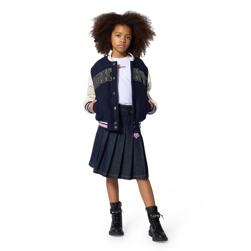 L&aacute;piz de mezclilla DKNY 
                        NI&Ntilde;A