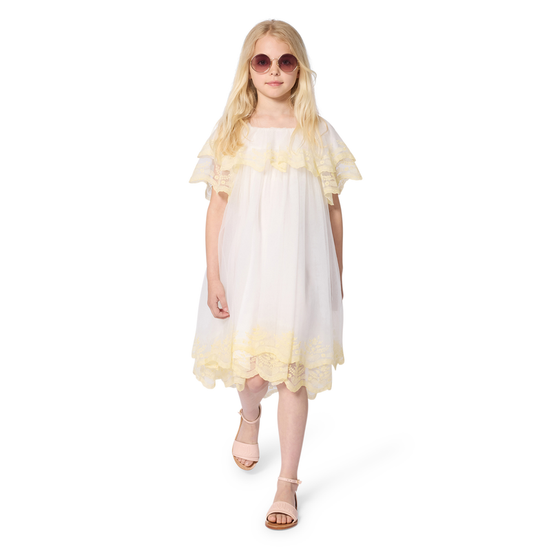 VESTIDO MANGA CORTA CHLOE 
                        NI&Ntilde;A