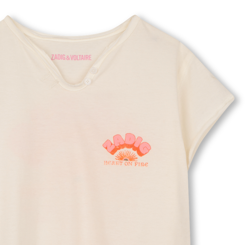 CAMISETA DE MANGA CORTA ZADIG & VOLTAIRE 
                        NI&Ntilde;A