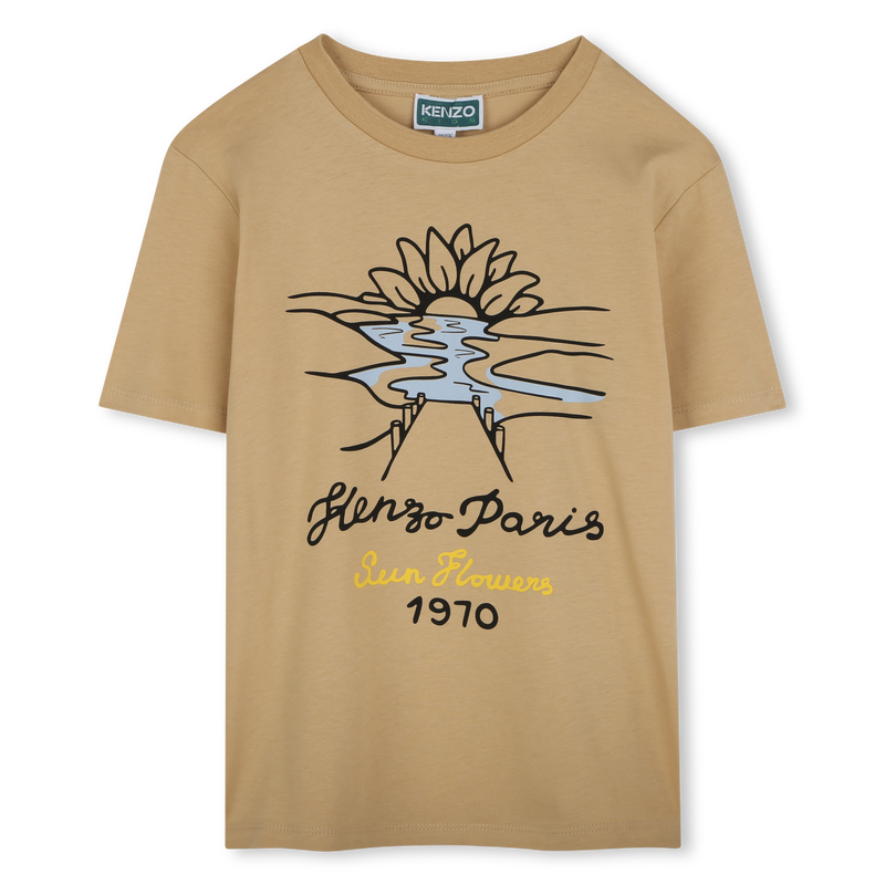 Camiseta algod&oacute;n manga corta KENZO KIDS 
                        NI&Ntilde;O