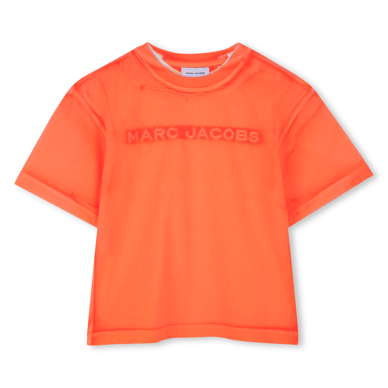 Camiseta de algod&oacute;n bordada MARC JACOBS 
                        UNISEXO