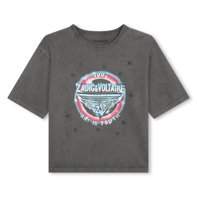 Camiseta de manga corta ZADIG & VOLTAIRE NI&Ntilde;A