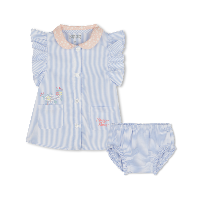 Conjunto de vestido y pololos KENZO KIDS 
                        NI&Ntilde;A