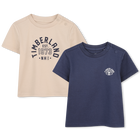 Paquete de dos camisetas TIMBERLAND 
                    NI&Ntilde;O