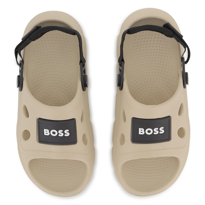 Sandalias con cierres de velcro BOSS 
                        NI&Ntilde;O