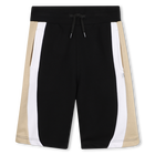 Pantalones cortos de felpa, NEGRO, hi-res
