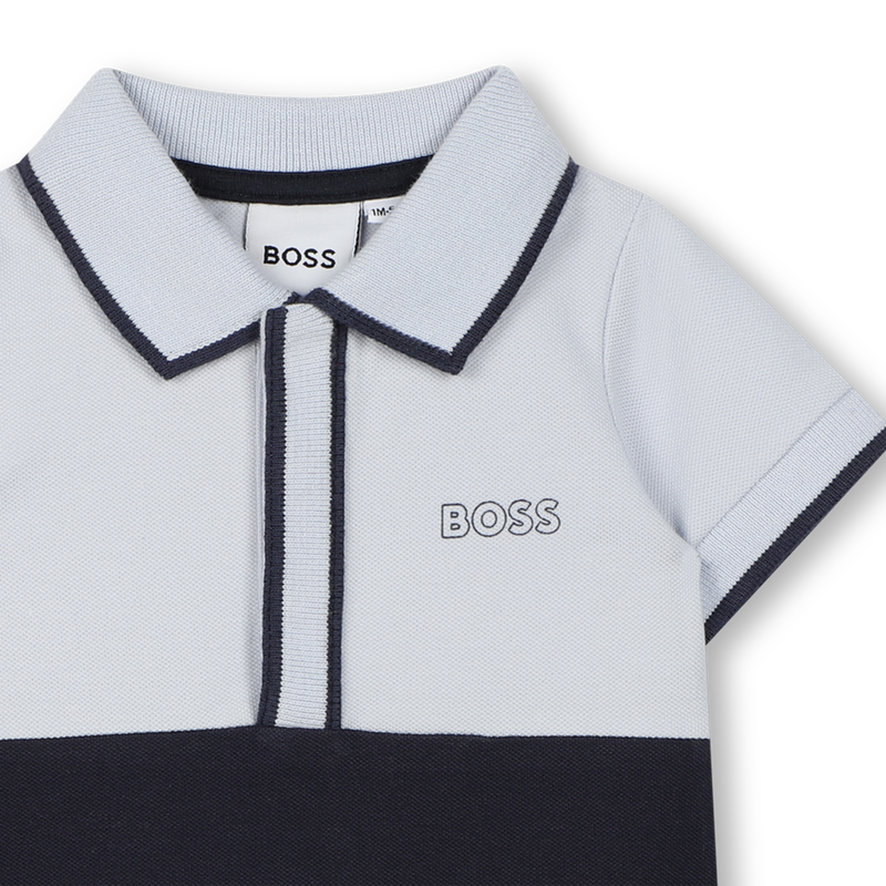 Mono corto bloques de colores BOSS 
                        NIÑO