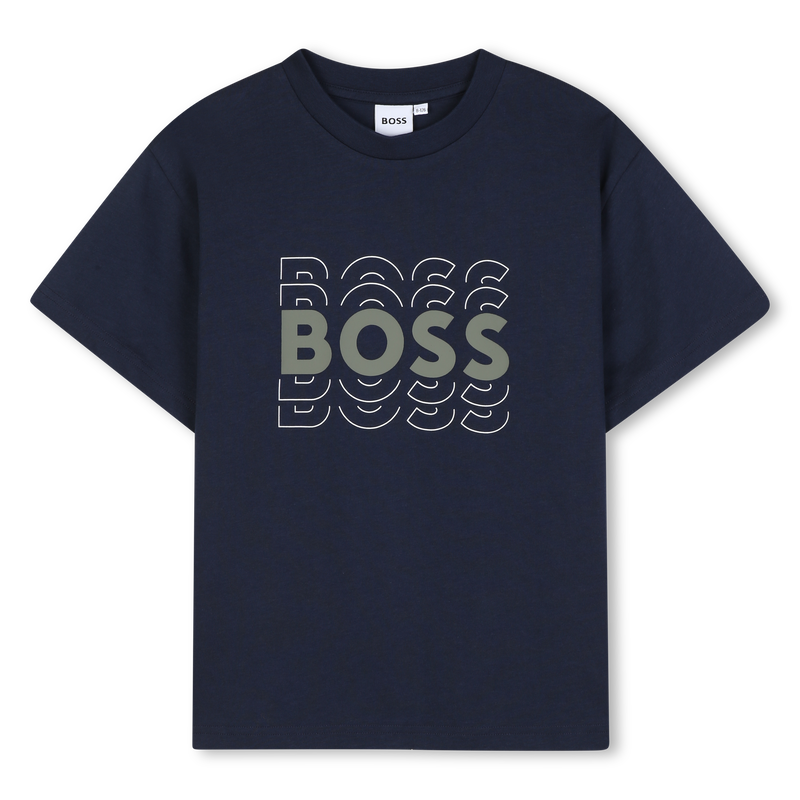 CAMISETA DE MANGA CORTA BOSS 
                        NI&Ntilde;O
