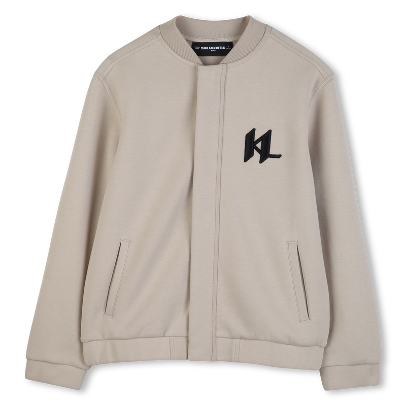 SUDADERA CON CAPUCHA CON CREMALLERA KARL LARGERFELD KIDS 
                        NIÑO