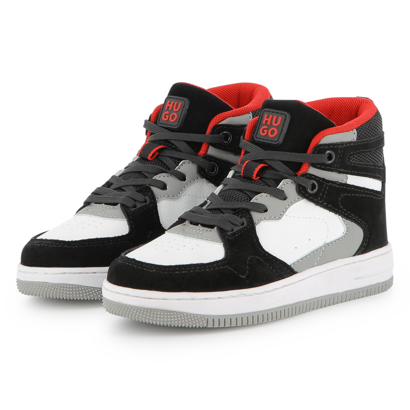 Zapatillas de ca&ntilde;a alta HUGO 
                        NI&Ntilde;O