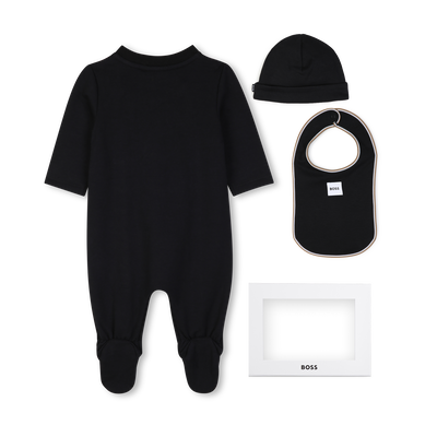 Conjunto de pijama, gorro y babero. BOSS NI&Ntilde;O