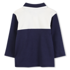Polo de algod&oacute;n bicolor con borde acanalado TIMBERLAND 
                    NI&Ntilde;O
