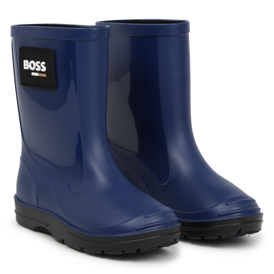 Botas de agua bitextura BOSS NI&Ntilde;O