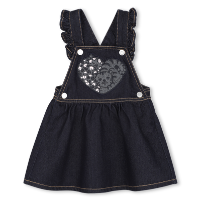 Vestido de denim KENZO KIDS NI&Ntilde;A