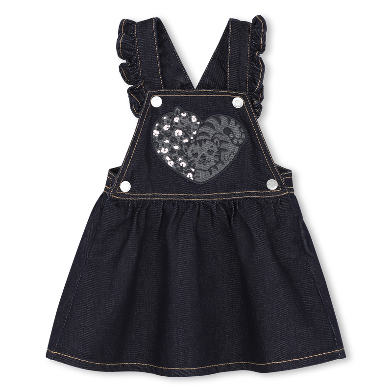 Vestido de denim KENZO KIDS 
                        NI&Ntilde;A