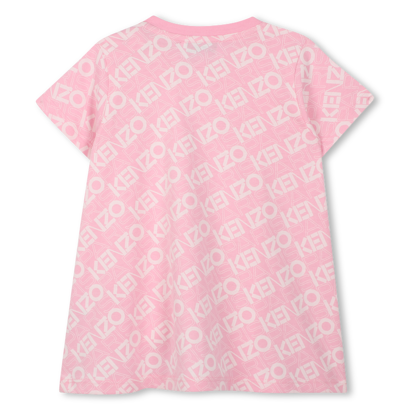 Vestido estampado de algod&oacute;n KENZO KIDS 
                        NI&Ntilde;A