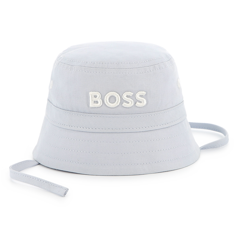 Gorro de algod&oacute;n con cordones BOSS 
                        NI&Ntilde;O