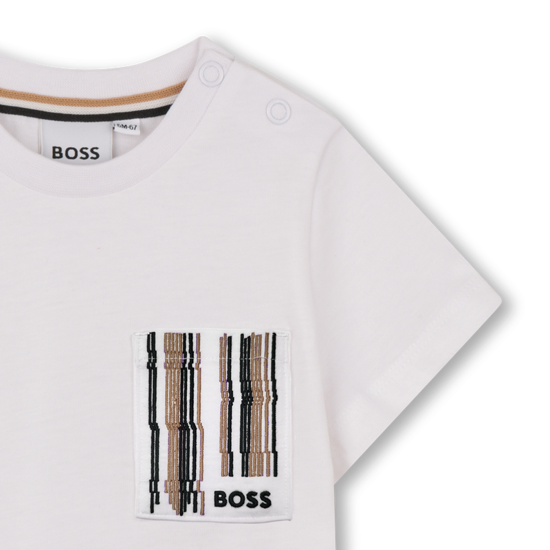 CAMISETA DE MANGA CORTA BOSS 
                        NI&Ntilde;O