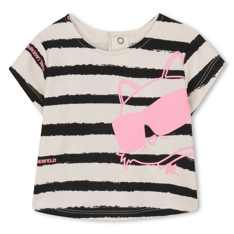 CONJUNTO DE CAMISETA Y FALDA KARL LARGERFELD KIDS 
                        NI&Ntilde;A