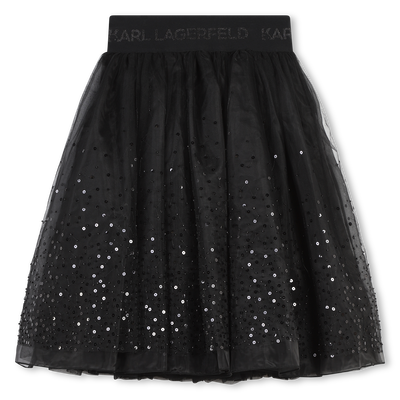 Falda de tul con lentejuelas KARL LAGERFELD KIDS NI&Ntilde;A