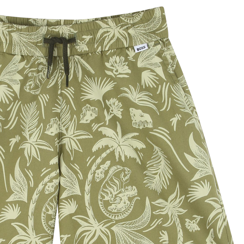 Bermudas de algod&oacute;n estampadas BOSS 
                        NI&Ntilde;O