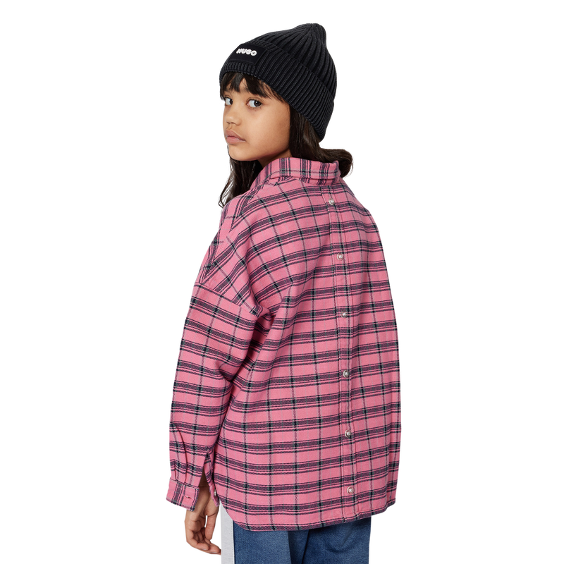 Camisa a cuadros HUGO 
                        NI&Ntilde;A