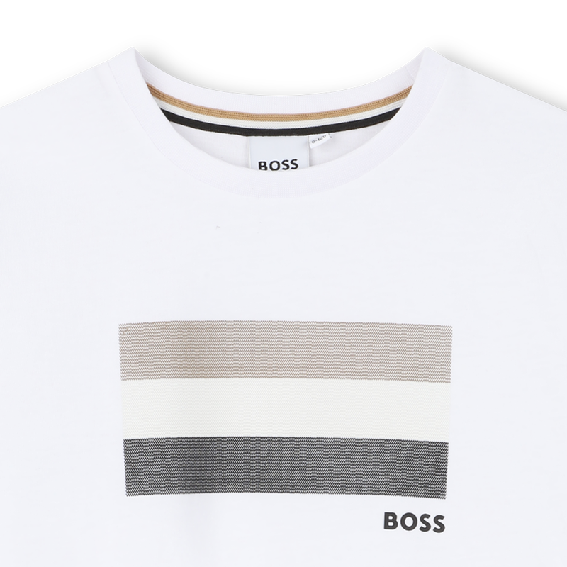 CAMISETA DE MANGA CORTA BOSS 
                        NI&Ntilde;O