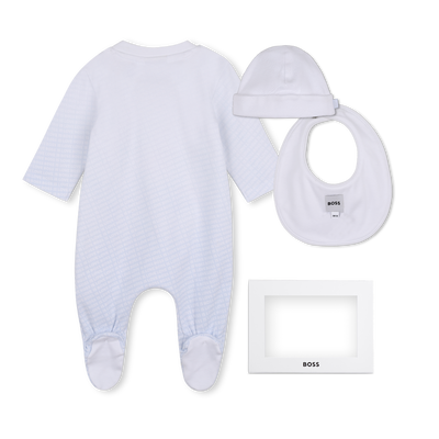 Conjunto de pijama, gorro y babero. BOSS NI&Ntilde;O