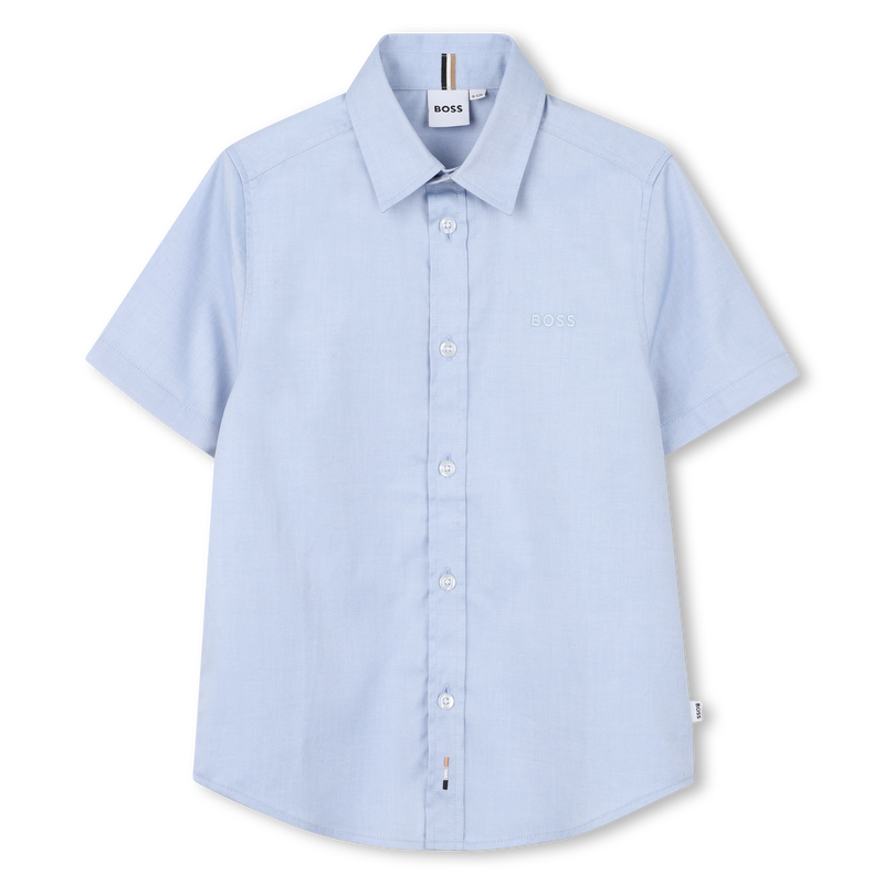 CAMISA DE MANGA CORTA BOSS 
                        NIÑO