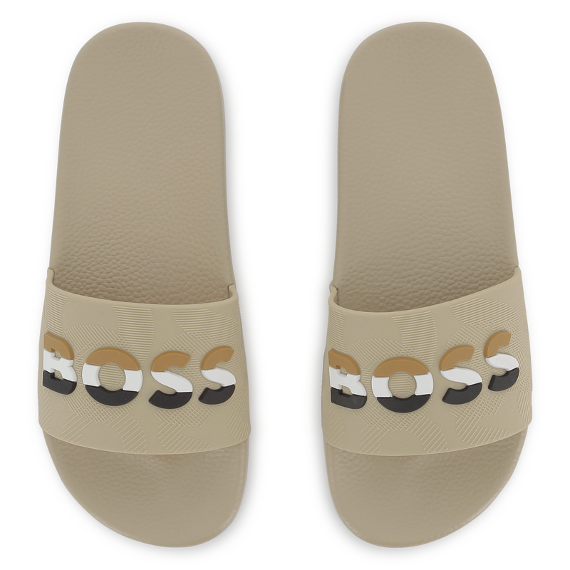 Chanclas con tira ancha BOSS 
                        NI&Ntilde;O