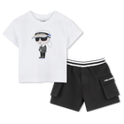 Conjunto pantal&oacute;n y camiseta KARL LAGERFELD KIDS 
                    NI&Ntilde;O