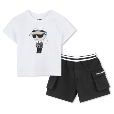 Conjunto pantal&oacute;n y camiseta KARL LAGERFELD KIDS NI&Ntilde;O
