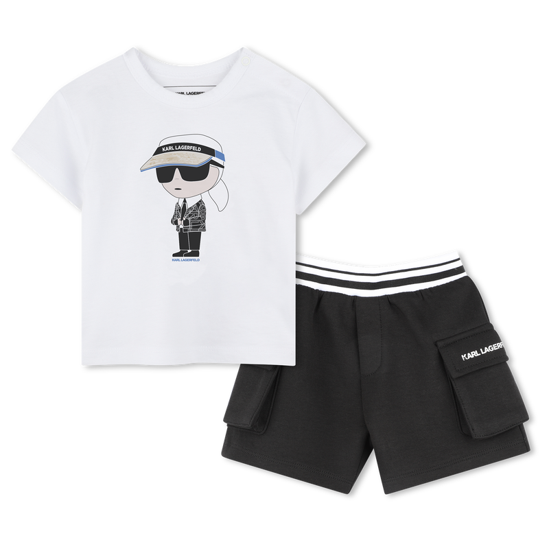 Conjunto pantal&oacute;n y camiseta KARL LAGERFELD KIDS 
                        NI&Ntilde;O