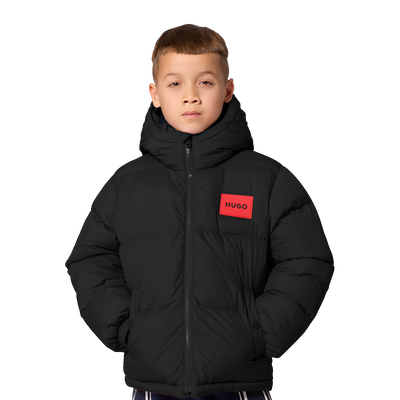 Chaqueta acolchada con capucha HUGO NI&Ntilde;O