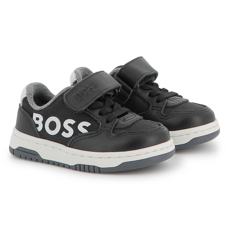 Zapatillas con cordones el&aacute;sticos BOSS 
                        NI&Ntilde;O