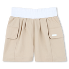Pantal&oacute;n corto con bolsillos DKNY 
                    NI&Ntilde;A
