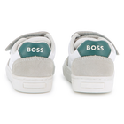 Zapatillas con rayas de velcro BOSS 
                    NI&Ntilde;O