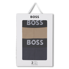 Pack de 2 calzoncillos b&oacute;xer de jersey BOSS 
                    NI&Ntilde;O