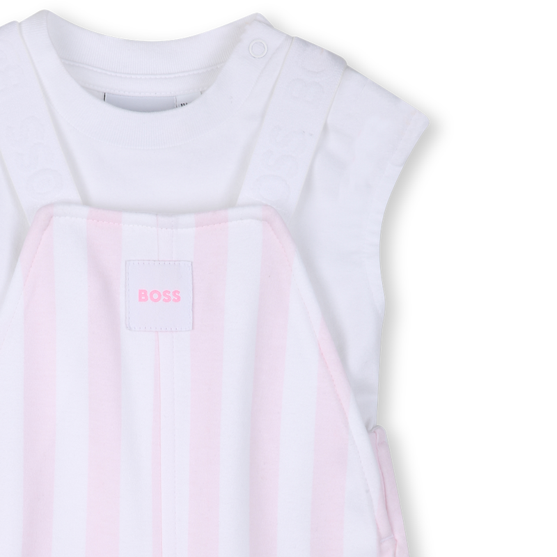 CONJUNTO MONO + CAMISETA BOSS 
                        NI&Ntilde;A