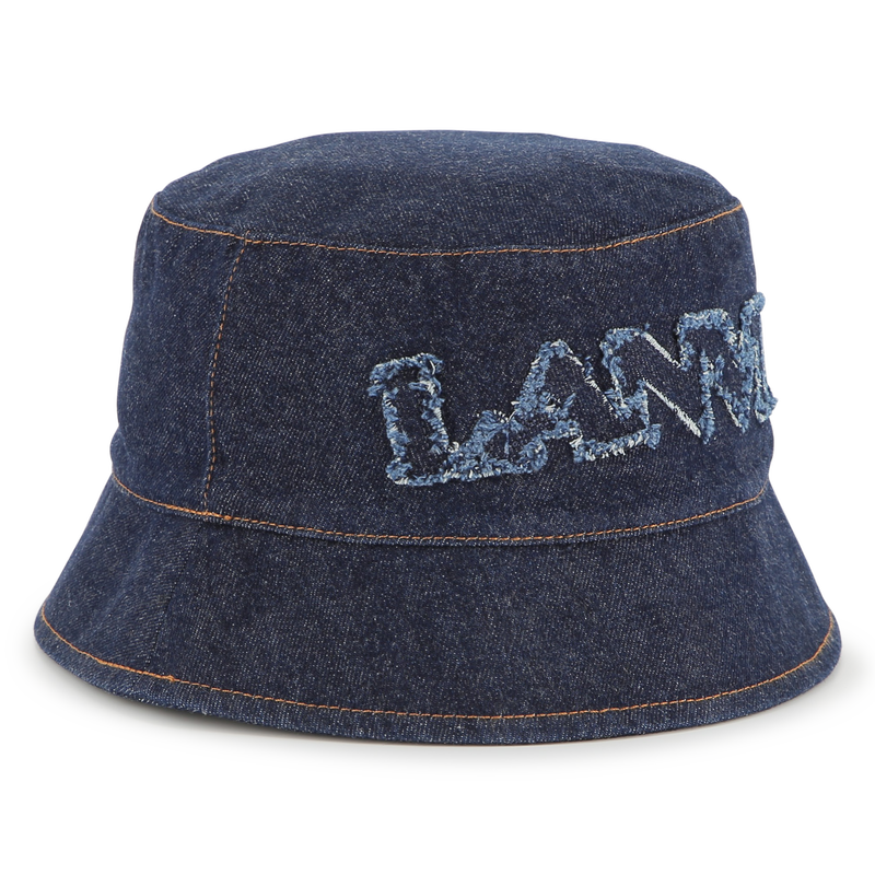 Gorro vaquero con la marca LANVIN 
                        NI&Ntilde;A