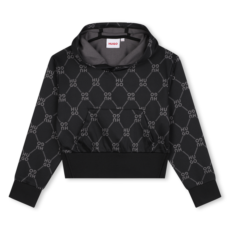 Sudadera estampada con capucha HUGO 
                        NI&Ntilde;A
